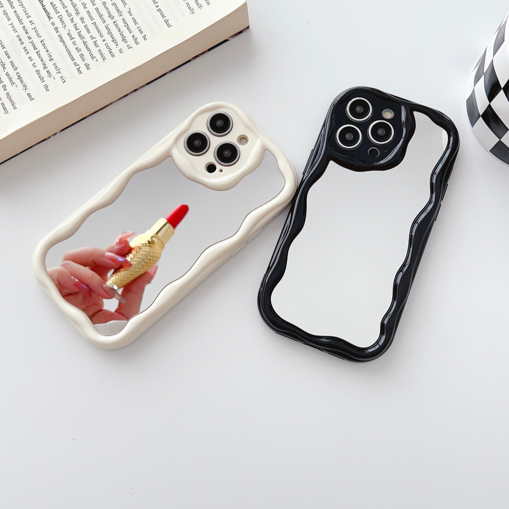 Ốp Điện Thoại Mềm Tráng Gương Họa Tiết Gợn Sóng Cho Xiaomi Redmi Note 11T 12 12Turbo K30 K40 K50 K60 K60E POCO X2 F3 Pro 5G