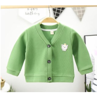 Áo Khoác Cardigan Lót Lông Cừu Thời Trang Thu Đông Phong Cách Mới Cho Bé Gái