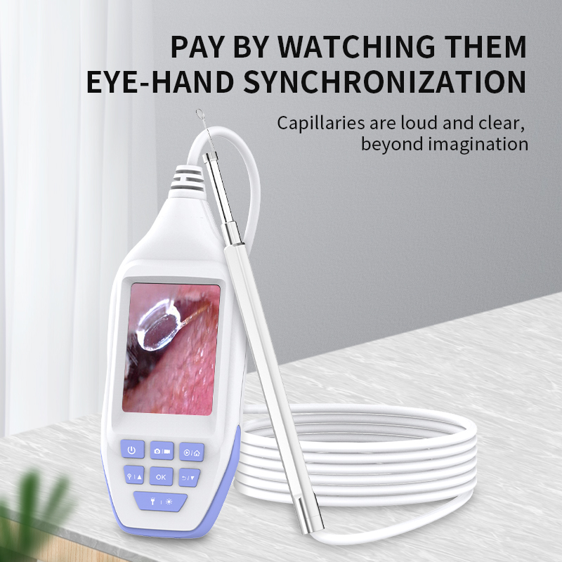 Máy Nội Soi Tai 3.9mm 1080P Kỹ Thuật Số Với Pin Sạc 3 "IPS 3000mAh