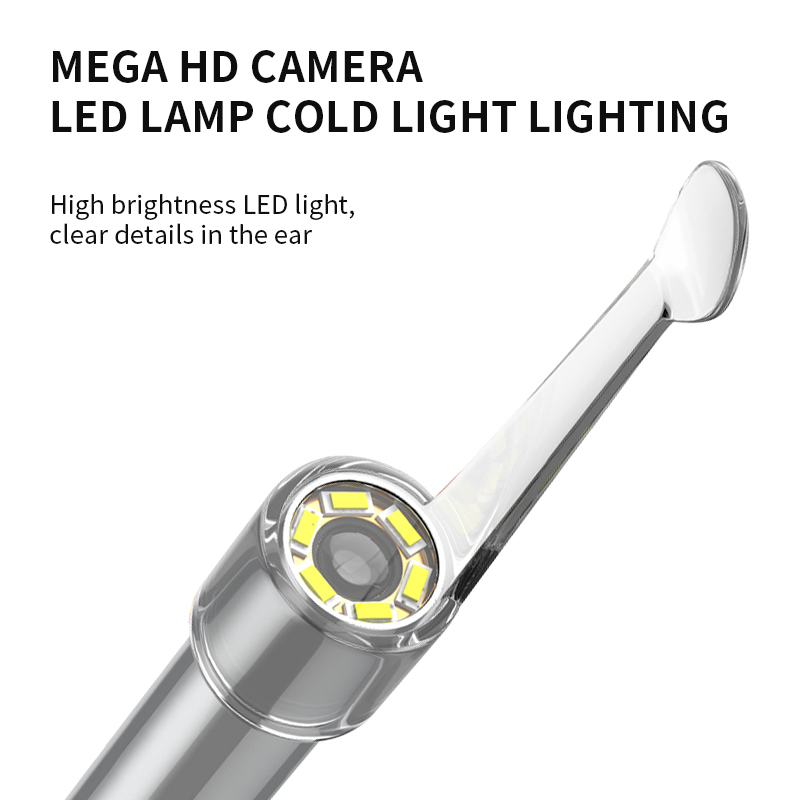 Máy Nội Soi Tai 3.9mm 1080P Kỹ Thuật Số Với Pin Sạc 3 "IPS 3000mAh