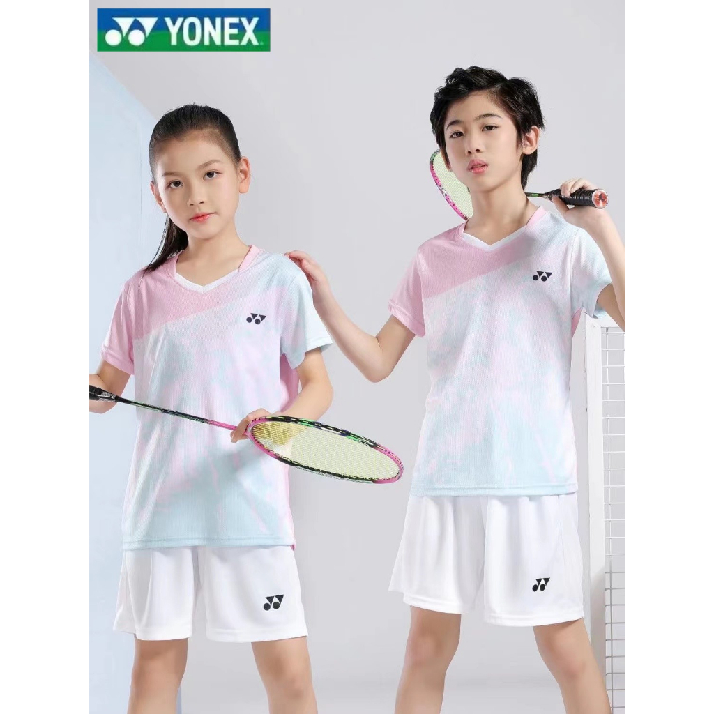 Bộ Đồ Thể Thao Cầu Lông Tay Ngắn Yonex 2023 Nhanh Khô Cho Nam Và Nữ