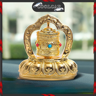 (có ảnh thật sau)đồ Trang Trí Phật Giáo Tây Tạng Cầu Nguyện Quay Năng Lượng Mặt Trời cho Nội Thất Xe Hơi - CoolCar