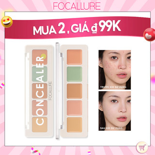 Kem che khuyết điểm Focallure độ che phủ cao chống thấm nước giữ màu lâu trôi 4.3g