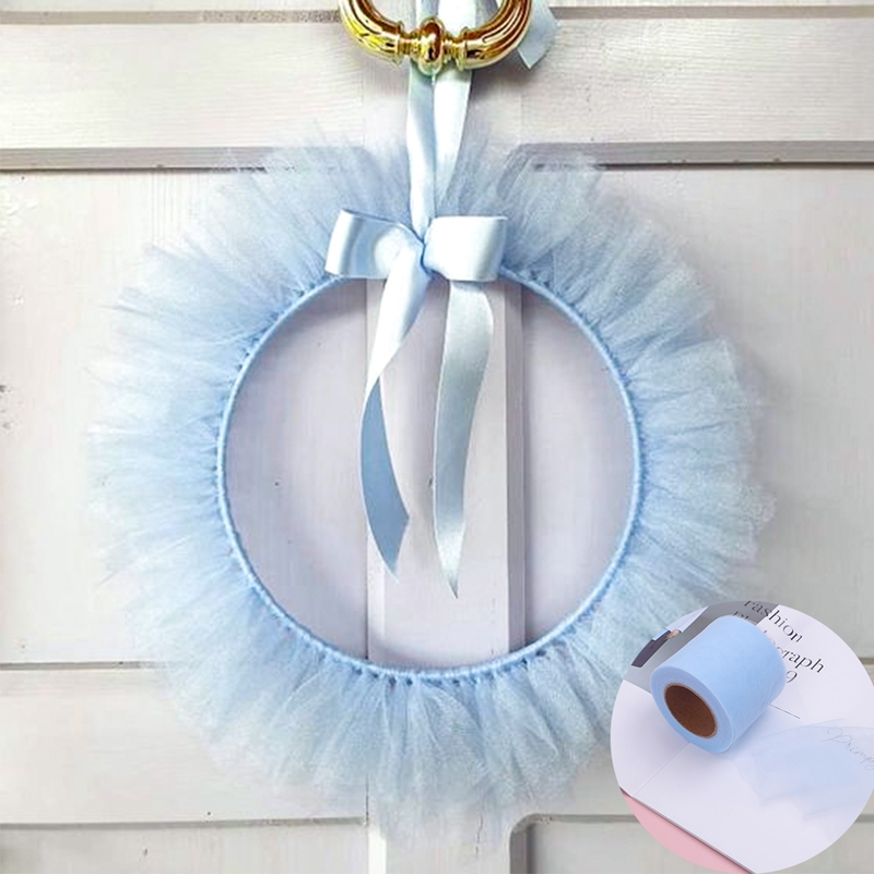 Cuộn Ruy Băng Vải Tuyn 5 / 25yards Dùng Gói Quà / Trang Trí Đám Cưới