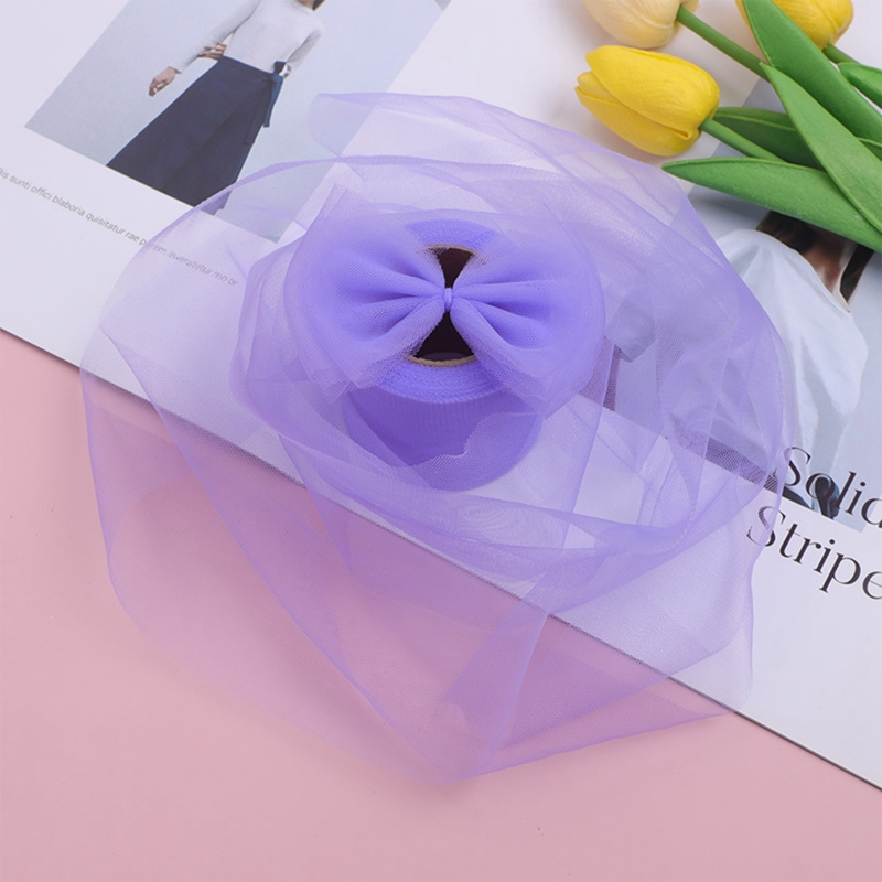 Cuộn Ruy Băng Vải Tuyn 5 / 25yards Dùng Gói Quà / Trang Trí Đám Cưới