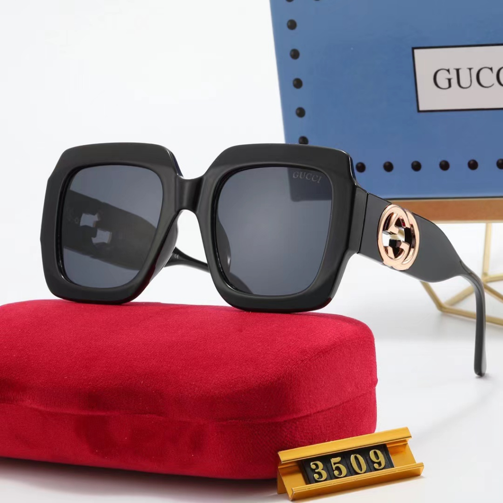 Kính Râm Gọng Vuông Oversize Gucci 2022 Chống Tia uv400 Thời Trang Sang Trọng Cho Nam Và Nữ