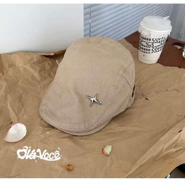 Mũ Công Sở Phong Cách Hong Kong Nhật Bản y2k Cho Nam Nữ