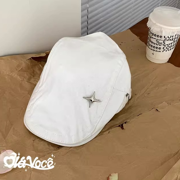 Mũ Công Sở Phong Cách Hong Kong Nhật Bản y2k Cho Nam Nữ