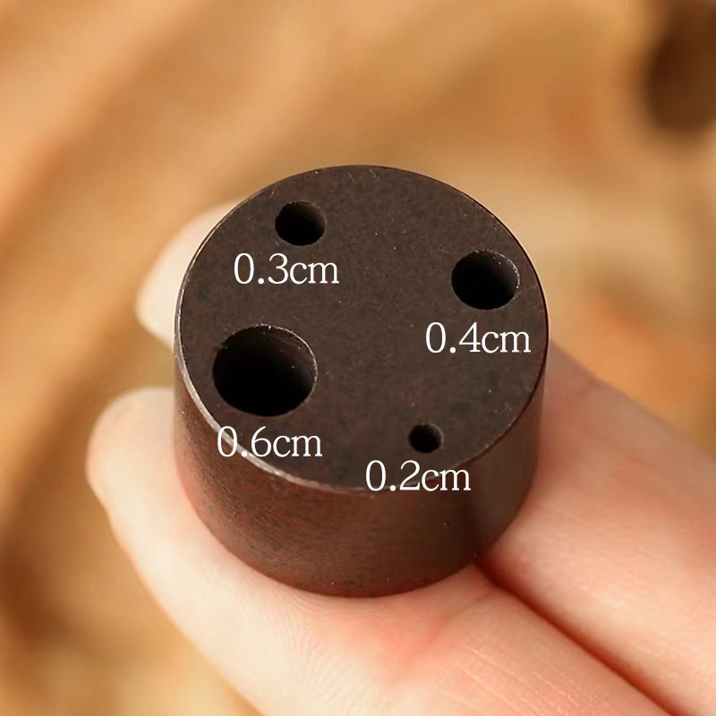Đế Đốt Trầm Hương 4 Lỗ Mini 5mm / 8mm Bằng Đồng Thau