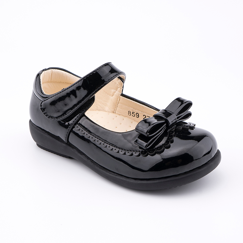 Giày Da Bóng 659 Phong Cách Công Chúa Xinh Xắn Cho Bé Gái