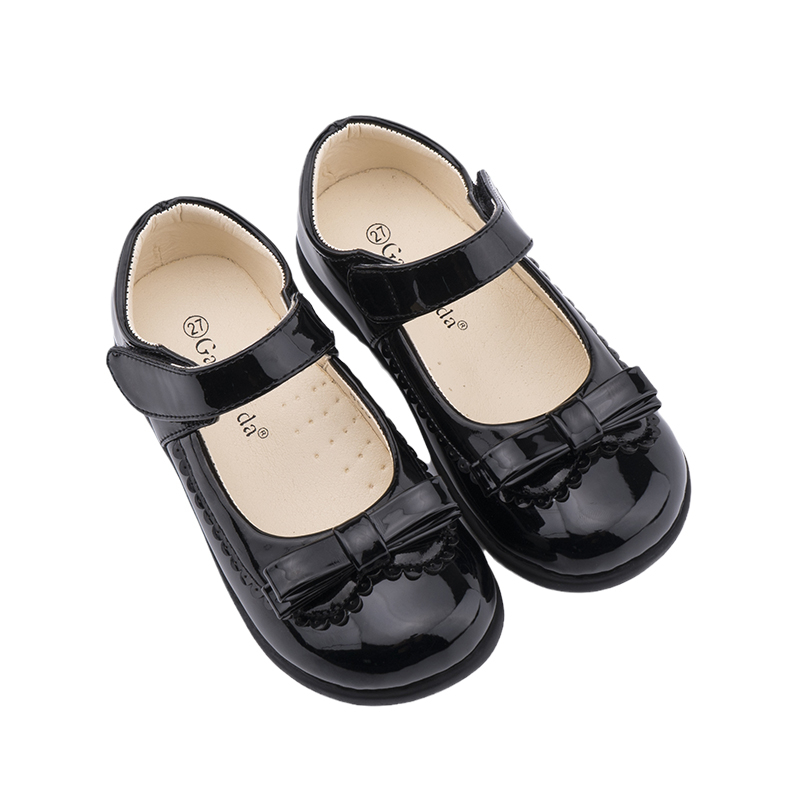 Giày Da Bóng 659 Phong Cách Công Chúa Xinh Xắn Cho Bé Gái