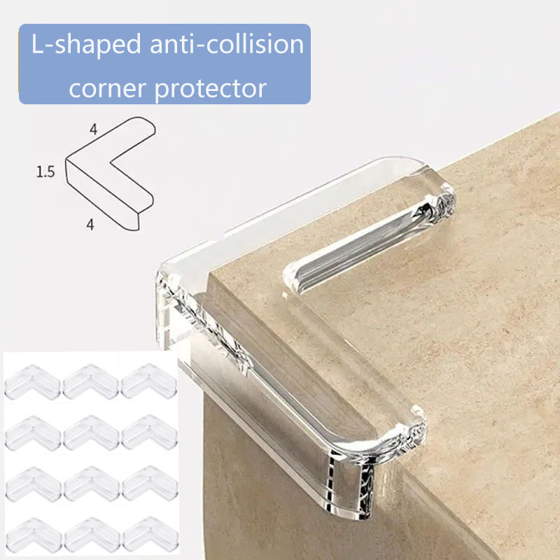 Combo 12 nút bịt góc cạnh bàn silicon an toàn cho bé