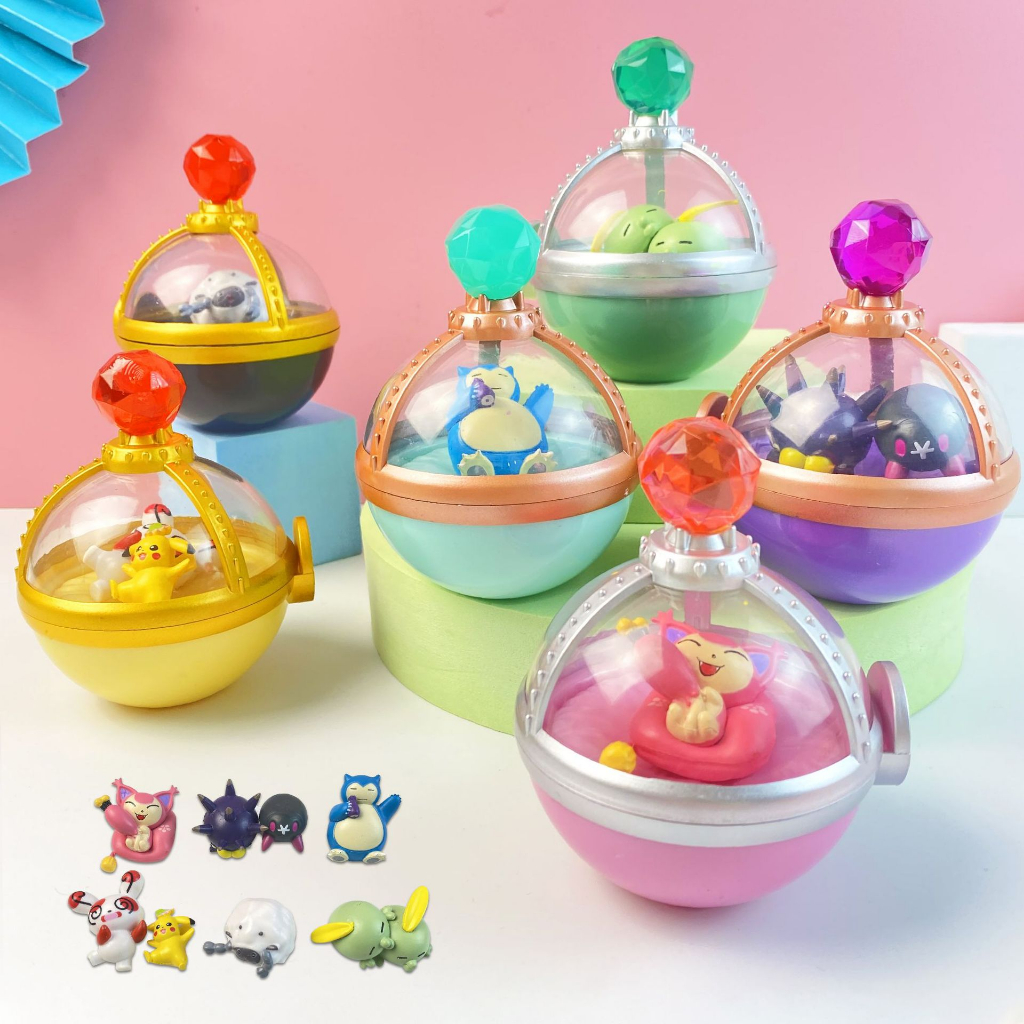 Set 6 Mô Hình Nhân Vật Phim Hoạt Hình Pokemon Xinh Xắn