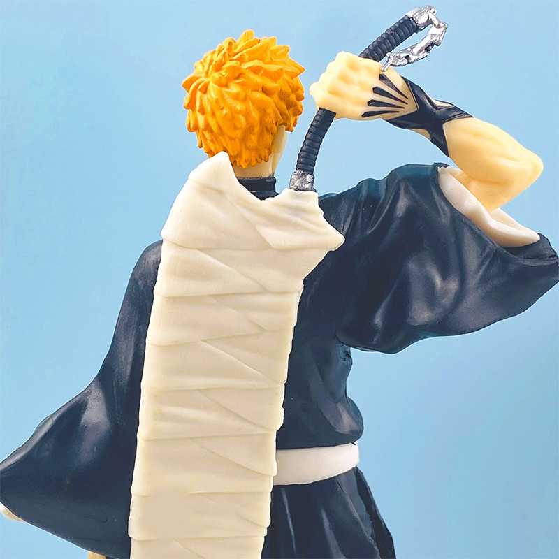 Bộ 3 Mô Hình Nhân Vật Kurosaki Ichigo Hitsugaya Toushirou Bằng PVC 15-18cm