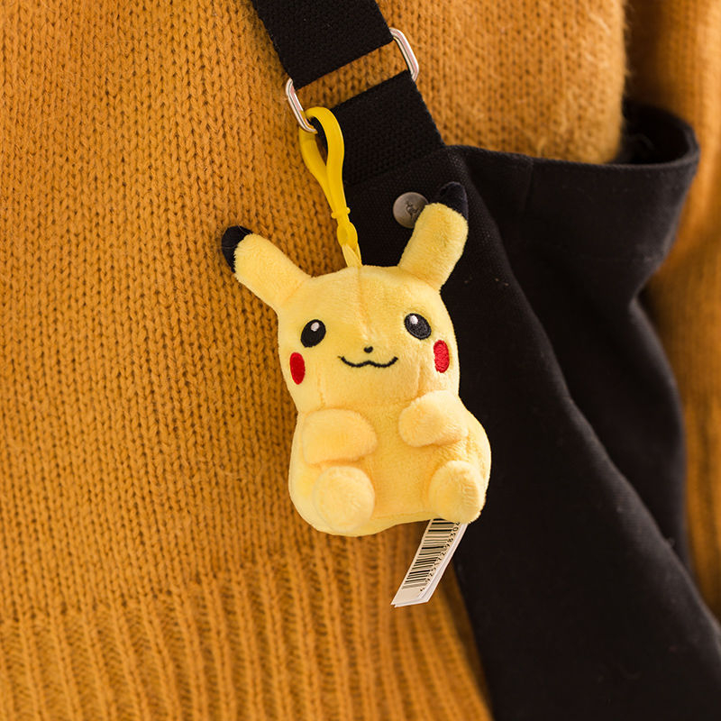 Móc Khóa Hình Pikachu Nhồi Bông 5 Kiểu 12cm Dễ Thương