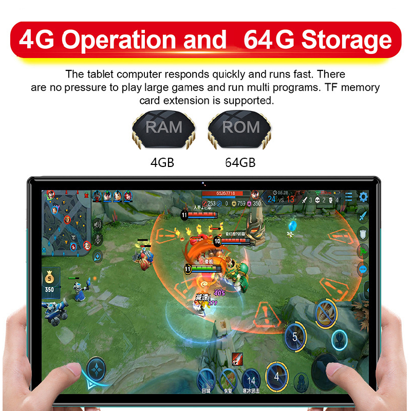 Bộ Màn Hình Lớn 10-inch / Màn Hình HD / Android 10 / 4GB + Bộ Nhớ 32G