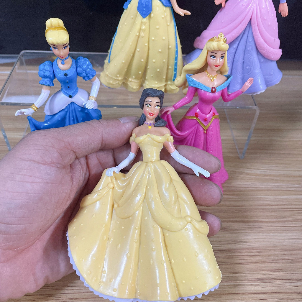 Set 5 Mô Hình Công Chúa Disney 13cm Dùng Để Trang Trí Bánh Kem