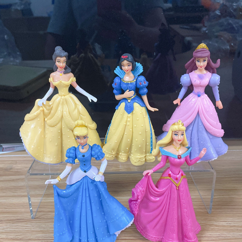 Set 5 Mô Hình Công Chúa Disney 13cm Dùng Để Trang Trí Bánh Kem