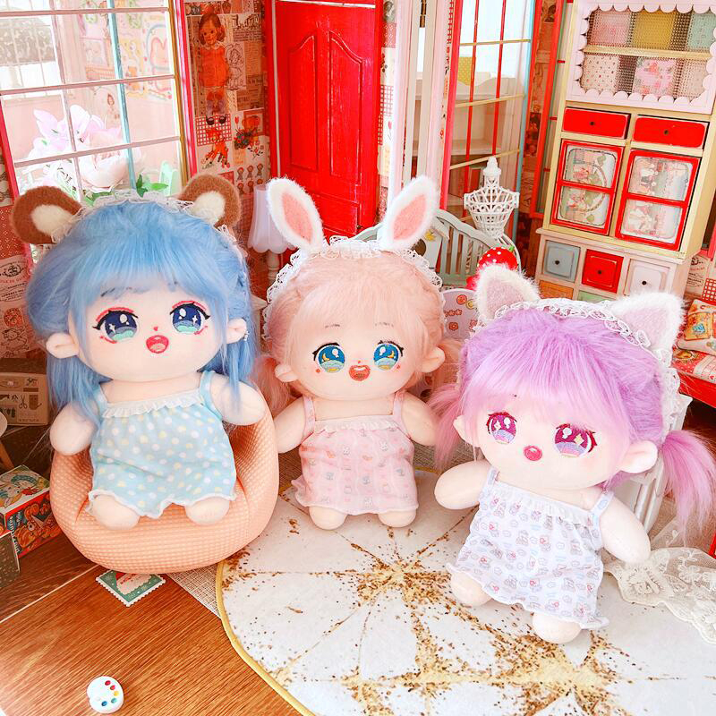 Búp Bê Vải Mini Họa Tiết Hoạt Hình Dễ Thương Dùng Làm Quà Tặng Sinh Nhật