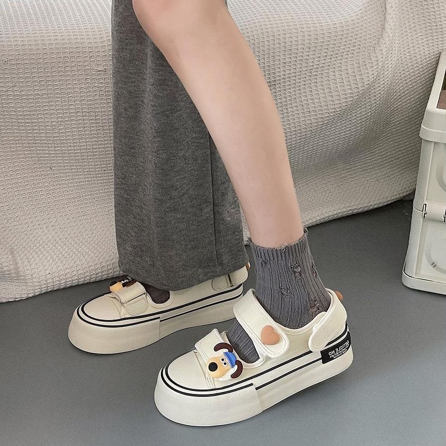 MUCHAO Giày Thể Thao Dệt Kim Phong Cách Hàn Quốc Thời Trang Cho Nữ