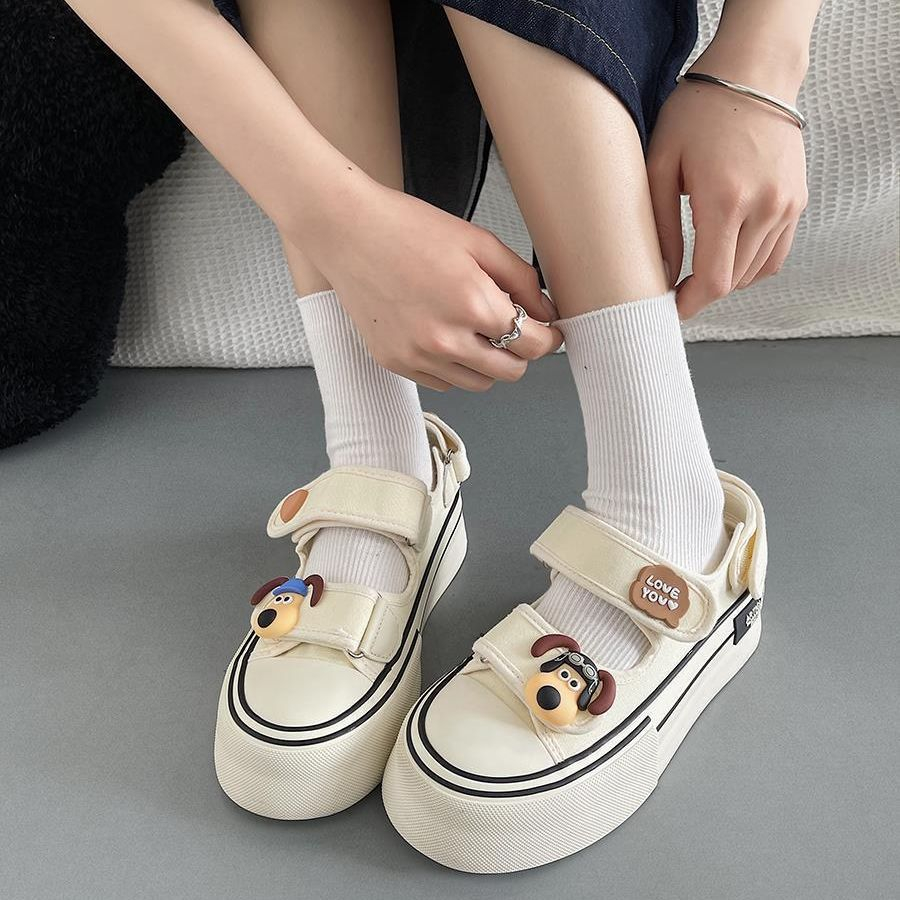 MUCHAO Giày Thể Thao Dệt Kim Phong Cách Hàn Quốc Thời Trang Cho Nữ