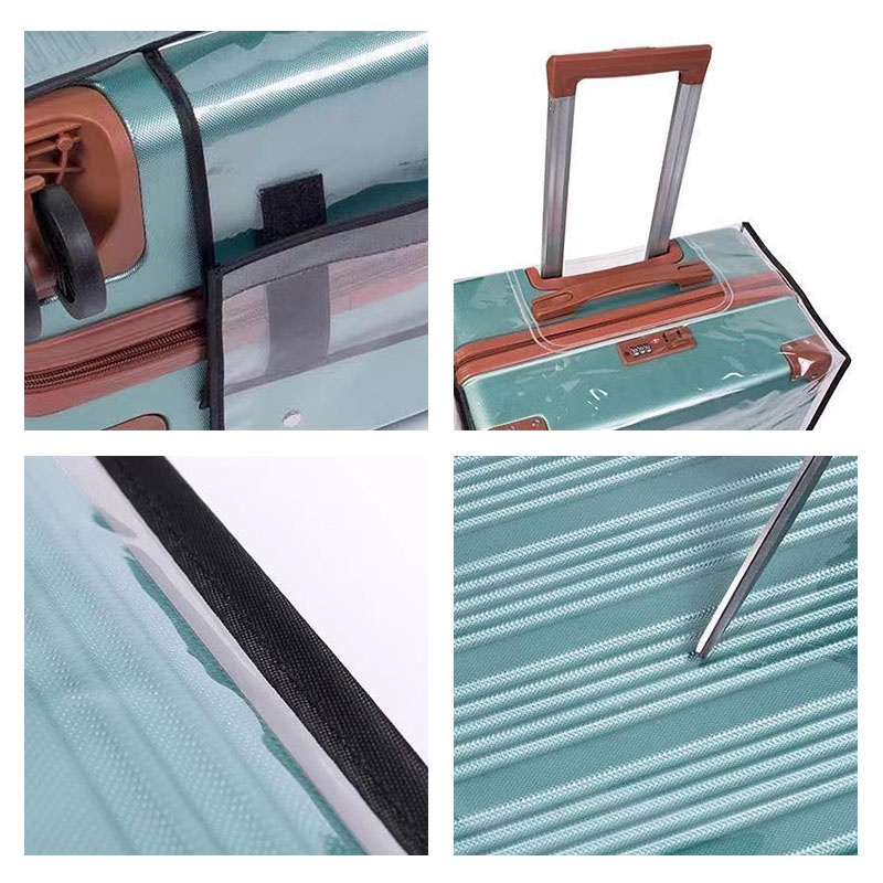 XINYIMEI Vỏ Bọc Vali Hành Lý Trong Suốt Dày Dặn 20 24 26 28 30 inch Chống Thấm Nước / Bụi Bẩn / Mài Mòn