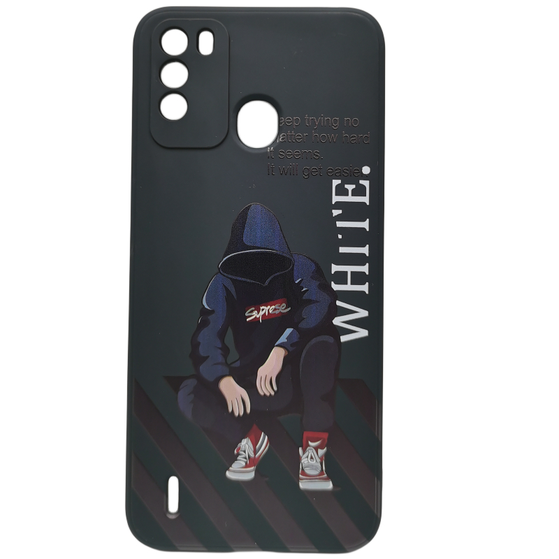 Ốp Điện Thoại Mềm Hình Phi Hành Gia Hoạt Hình Đáng Yêu Cho Itel Vision 1 Pro S16