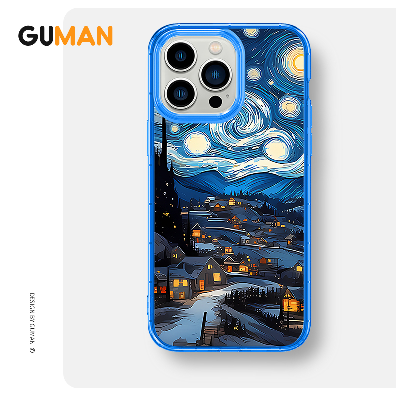 Ốp lưng GUMAN Mềm độc lạ dễ thương đẹp Cho iPhone 15 14 13 12 11 Pro Max SE 2020 X XR XS 8 7 ip 6S 6 Plus kute XYB2078