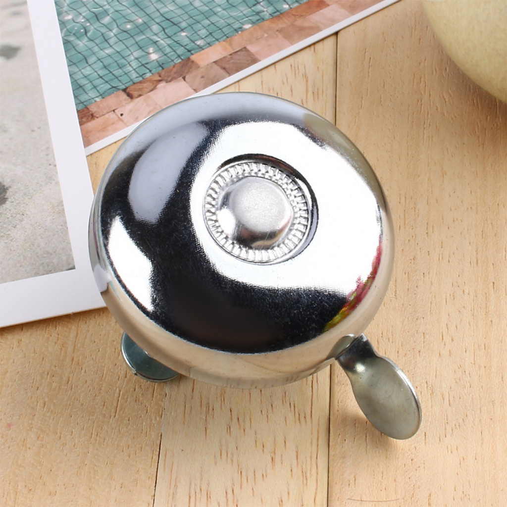 Chuông Xe Đạp Bằng Kim Loại - Còi chuông xe đạp - Đi Tay Cầm Chuông Còi Lớn Báo Động Silve - Beryllium068