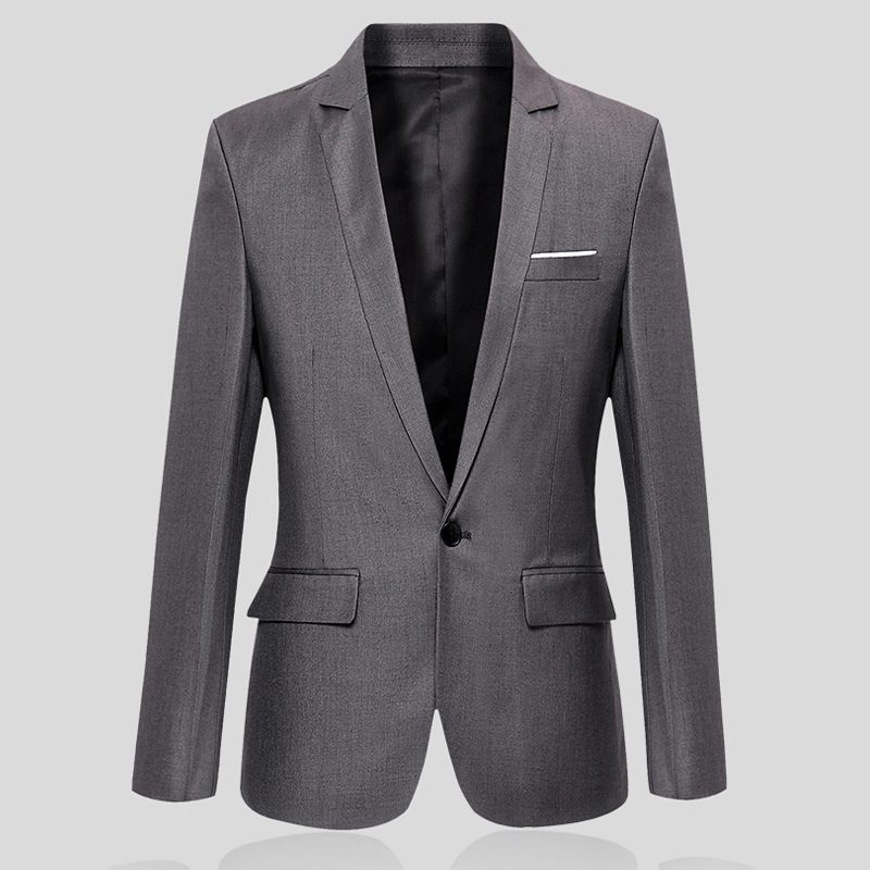 DICHUANGZHE Áo Khoác Vest Dáng Ôm Thiết Kế Đơn Giản Thời Trang Công Sở Cho Nam