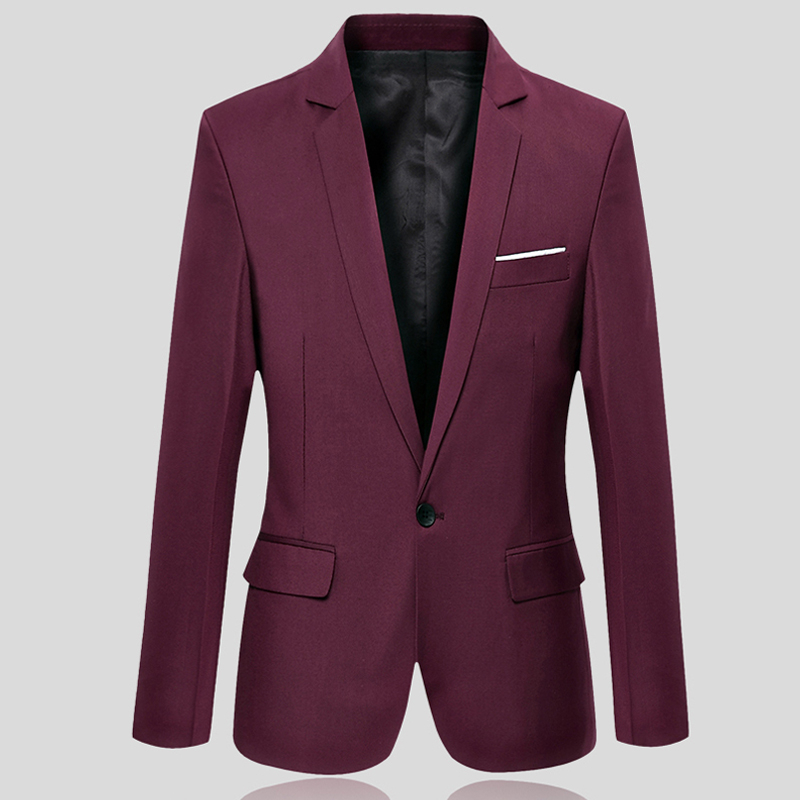 DICHUANGZHE Áo Khoác Vest Dáng Ôm Thiết Kế Đơn Giản Thời Trang Công Sở Cho Nam