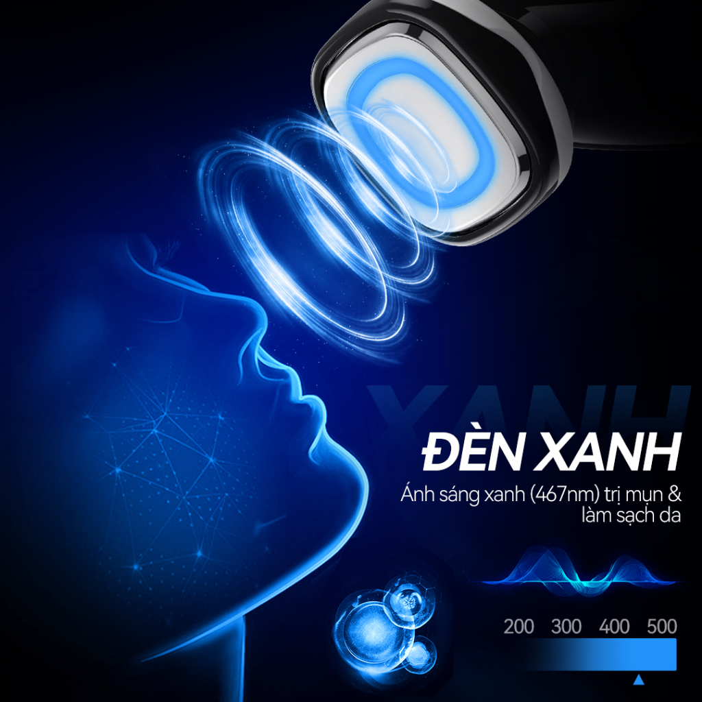 ANLAN Thiết bị làm đẹp da mặt EMS Máy mát xa mắt Liệu pháp ánh sáng LED Đa chức năng Chăm sóc da Nâng cơ mặt