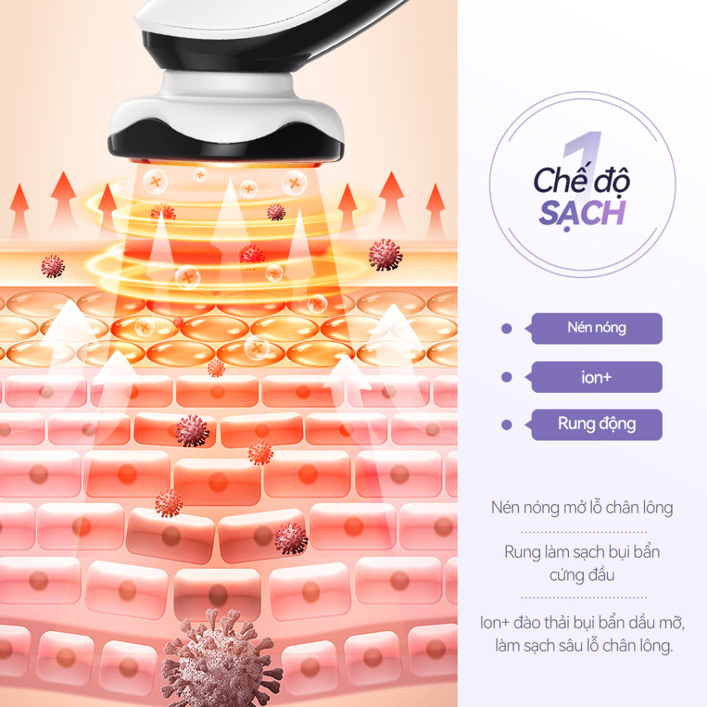 ANLAN Thiết bị làm đẹp da mặt EMS Máy mát xa mắt Liệu pháp ánh sáng LED Đa chức năng Chăm sóc da Nâng cơ mặt