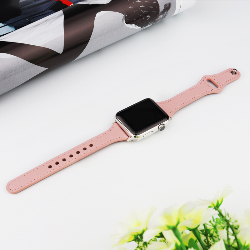 Dây Đeo Bằng Da Thật Chất Lượng Cao Cho Apple watch iWatch Ultra 49mm series 8 7 SE 6 5 4 3 2 1 45mm 41mm 44mm 40mm 42mm 38mm