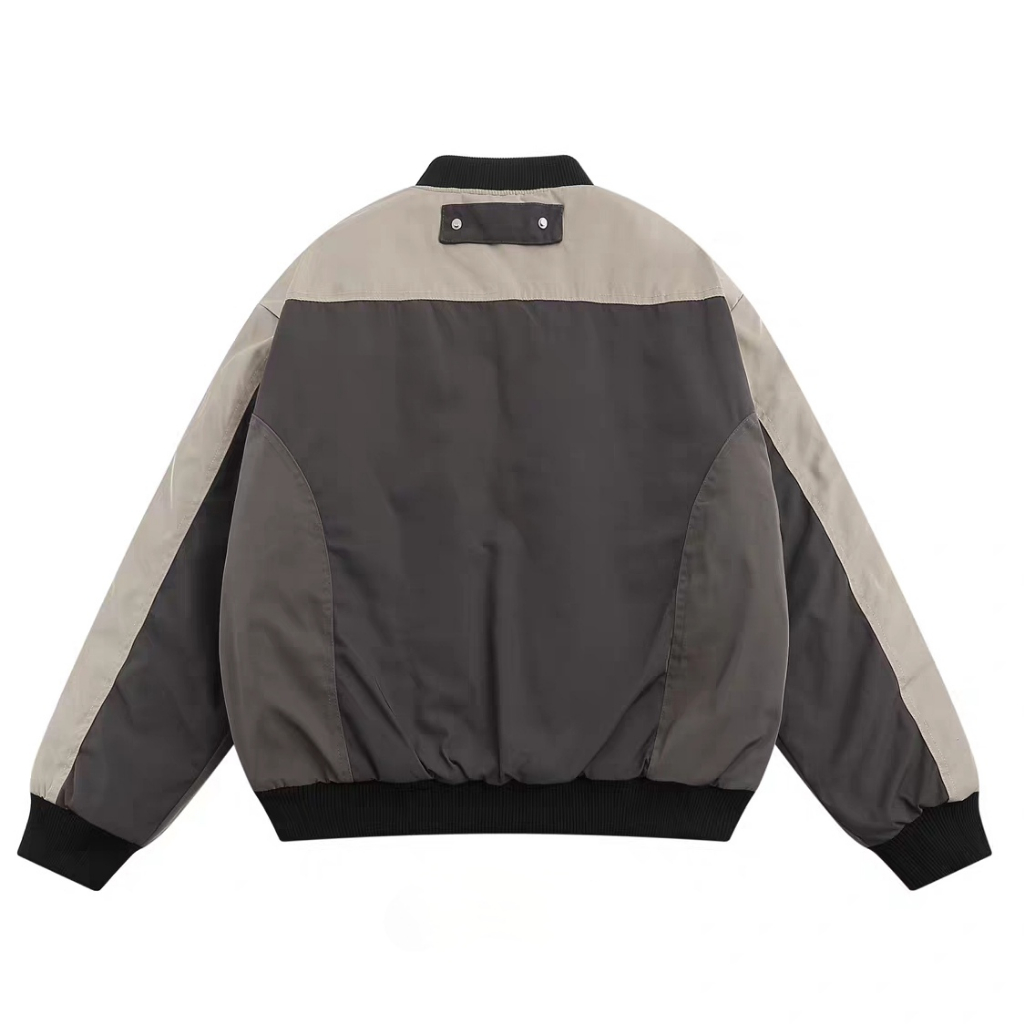 Áo Khoác Bóng Chày Dáng Rộng Thời Trang Đường Phố Mỹ Cá Tính Cho Nam