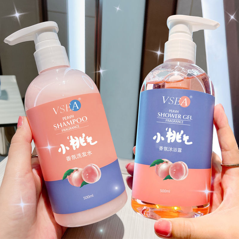 Bộ 3 Dầu Gội Đầu Hương Đào / Đào Mềm Mượt Không Chứa Chất Gàu Lâu Phai Và Hương Thơm Lâu Dài