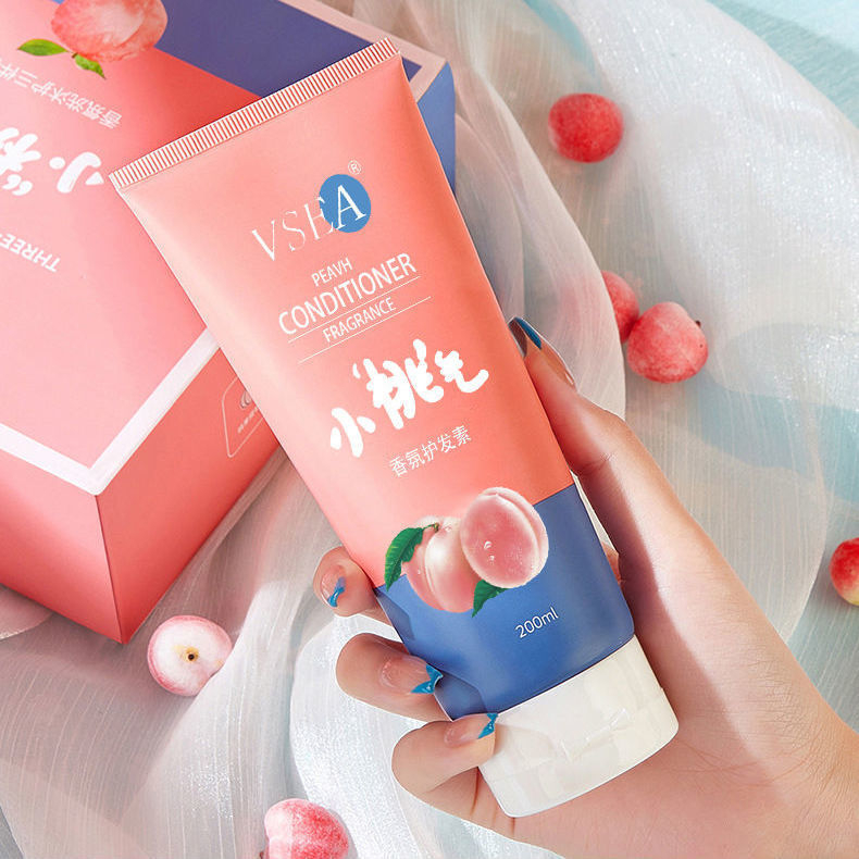 Bộ 3 Dầu Gội Đầu Hương Đào / Đào Mềm Mượt Không Chứa Chất Gàu Lâu Phai Và Hương Thơm Lâu Dài