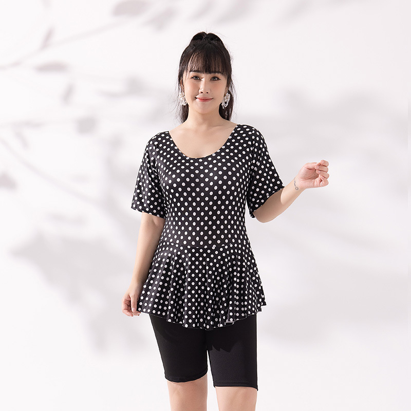 Đồ Bơi Một Mảnh plus size Cho Nữ 3XL-5XL Kích Thước Eo Cao ko264
