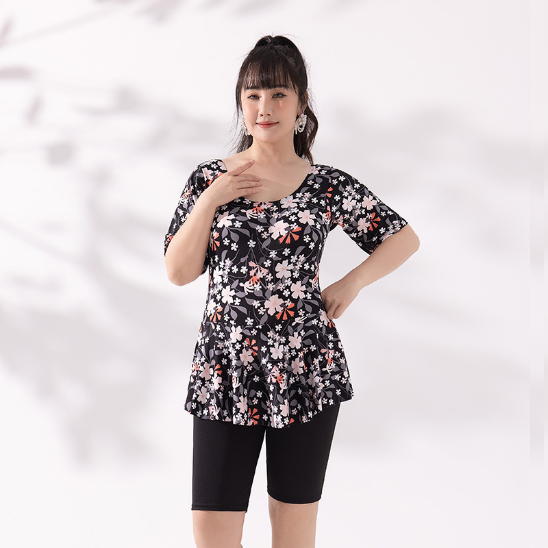 Đồ Bơi Một Mảnh plus size Cho Nữ 3XL-5XL Kích Thước Eo Cao ko264