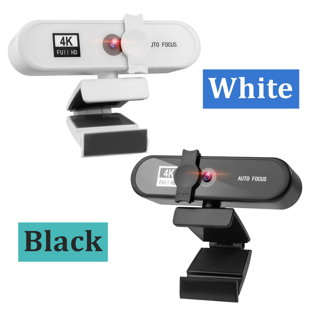 Webcam 1080P 2K 4K HD USB Tự Động Lấy Nét Có Vỏ Bọc Tripod Bảo Vệ Chế Độ Riêng Tư Cho Laptop / Máy Tính Để Bàn