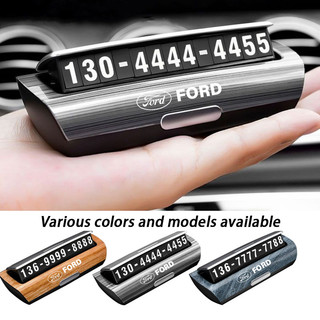 Bảng Số Điện Thoại Đỗ Xe Tạm Thời Cho Xe Hơi Ford Fiesta Ranger T6 / T7 / T8 Focus Territory Everest Ecosport Ka Focus
