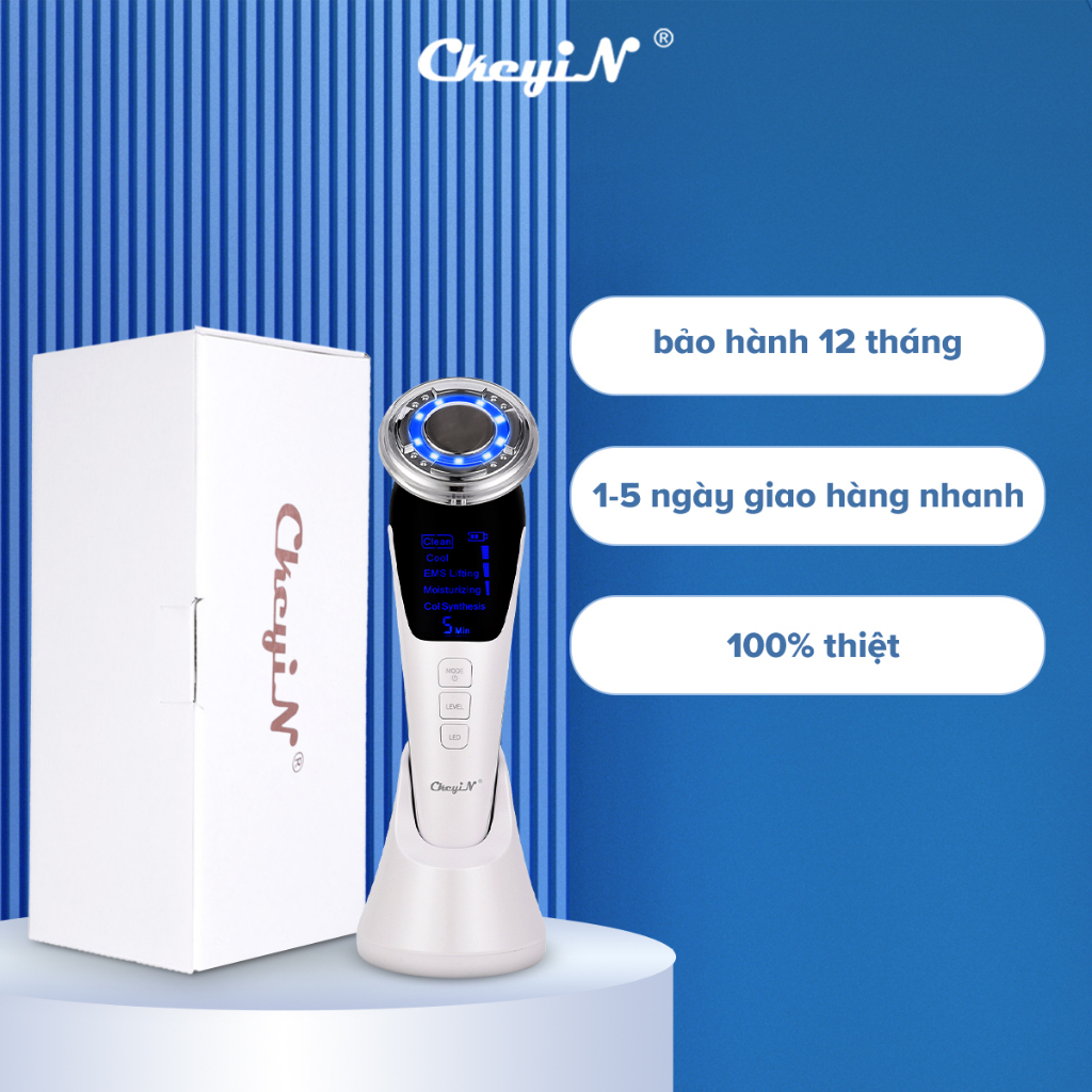 【Vận chuyển từ Hà Nội】Máy massage da mặt CkeyiN MR479 có đèn LED chất lượng cao