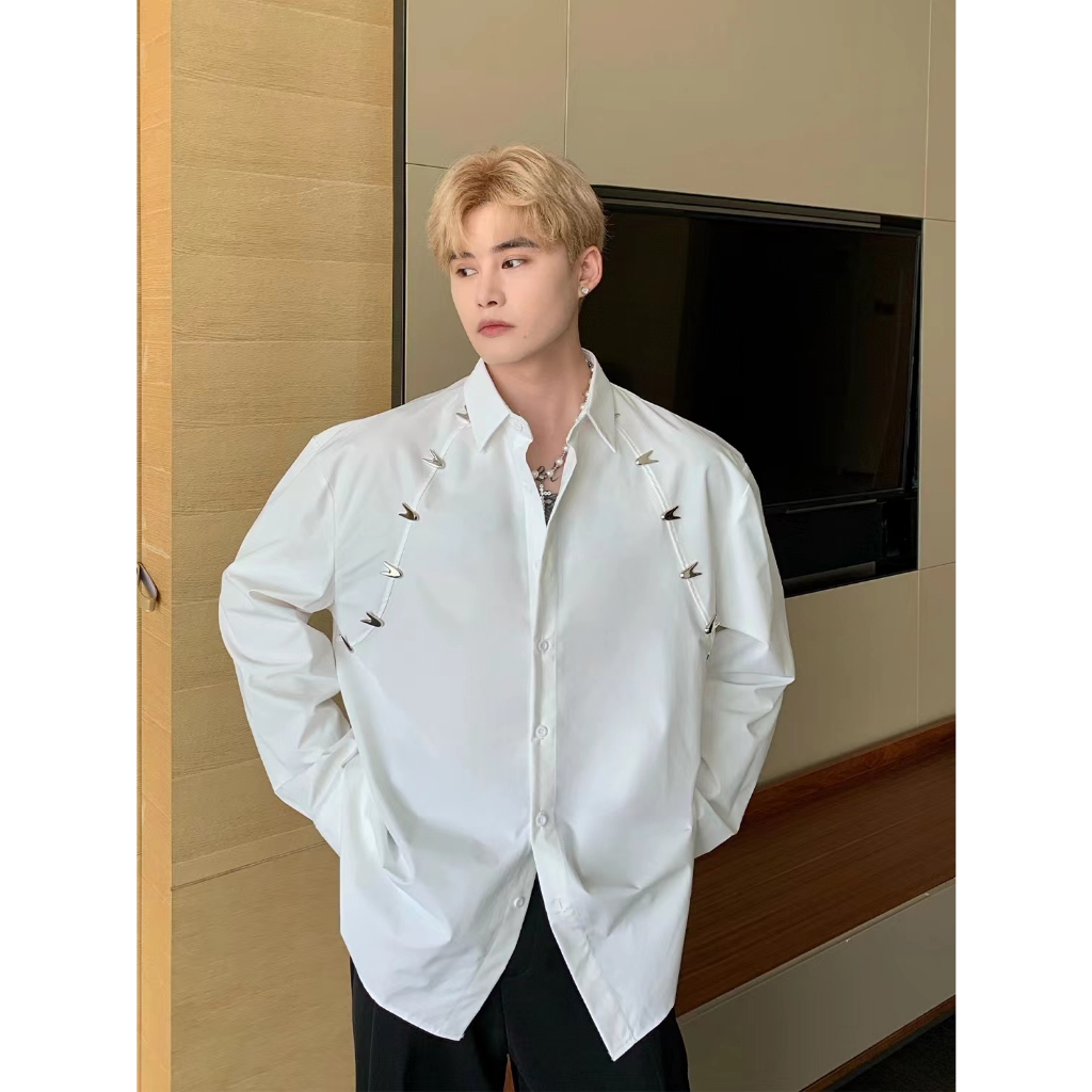Áo Sơ Mi Nam Dài Tay Cổ Bẻ Thời Trang Hàn