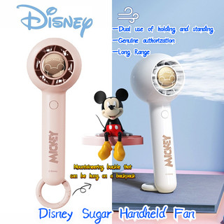 Quạt Mini Cầm Tay Hình Chuột Mickey Disney Sạc Cổng Usb