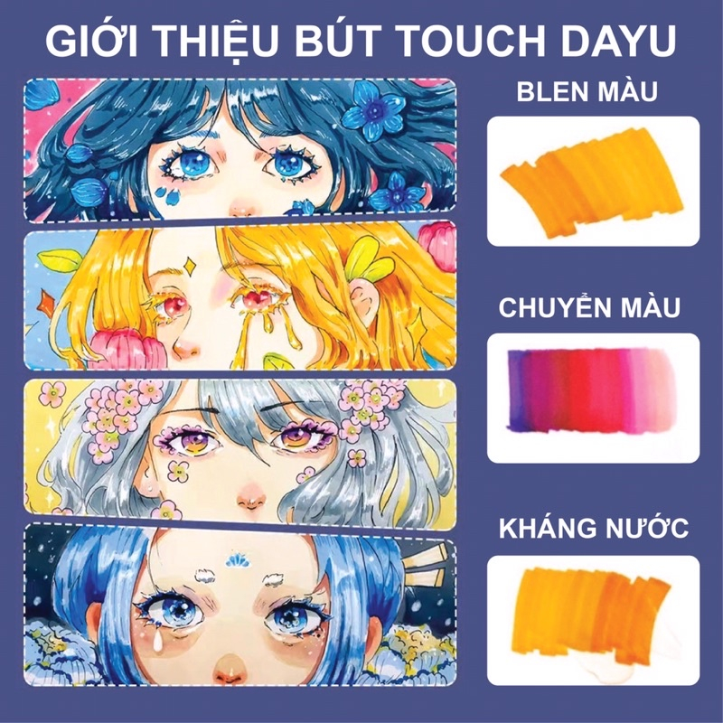 Set 24-120 Bút Lông Màu Nước Hai Đầu Có Thể Giặt Được Cho Học Sinh / Văn Phòng