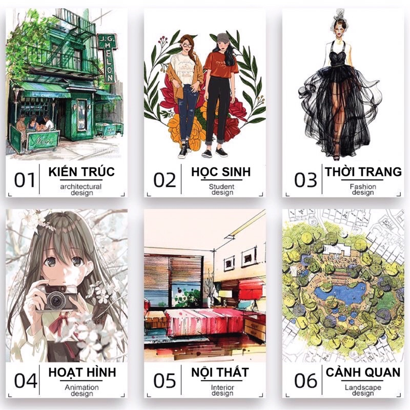 Set 24-120 Bút Lông Màu Nước Hai Đầu Có Thể Giặt Được Cho Học Sinh / Văn Phòng