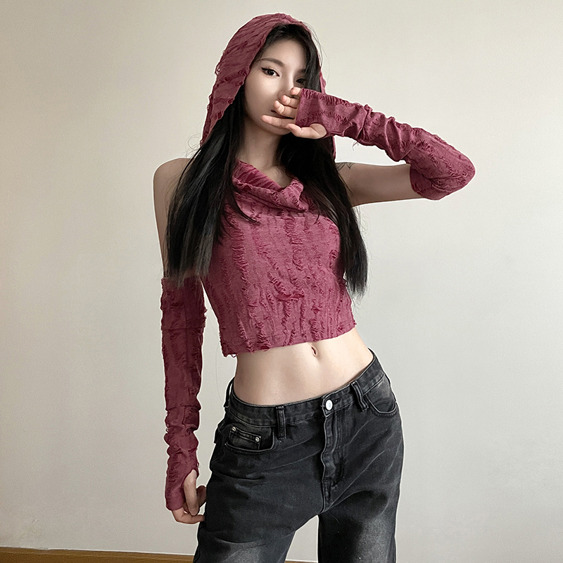 Áo Croptop Sát Nách Màu Xám Trơn Dáng Ôm Khoét Rỗng Kiểu Vintage Thời Trang Mùa Hè Cho Bạn Gái