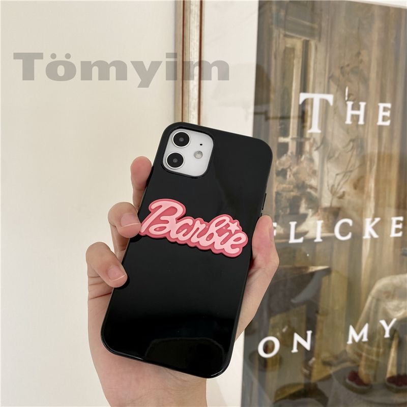 Ốp Điện Thoại Mềm In Chữ Barbie Dễ Thương Cho Iphone 14 14 Pro 14 Pro Max 11 12 promax 13 Pro Max