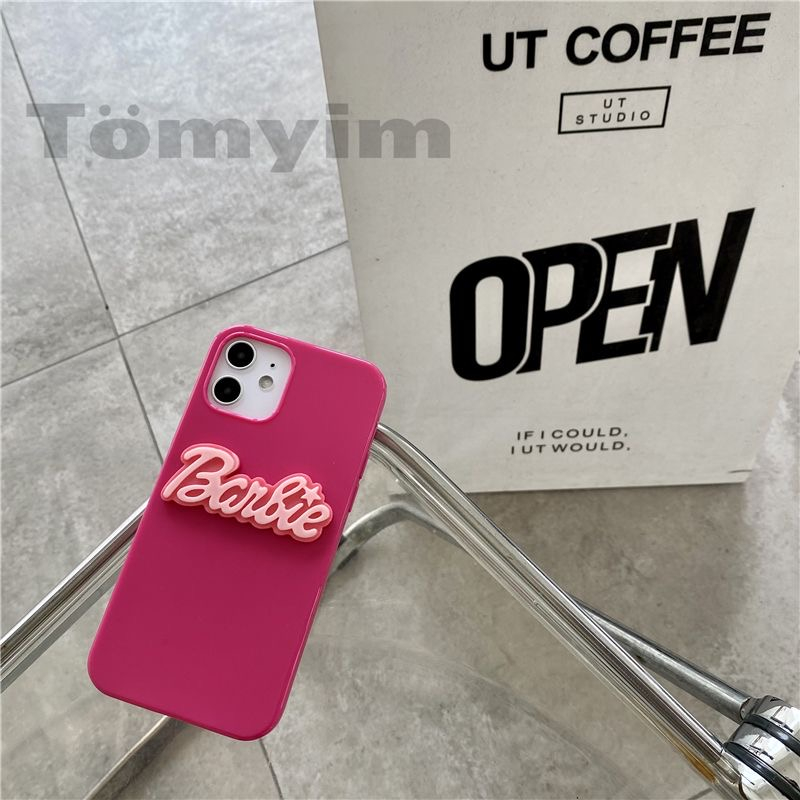 Ốp Điện Thoại Mềm In Chữ Barbie Dễ Thương Cho Iphone 14 14 Pro 14 Pro Max 11 12 promax 13 Pro Max