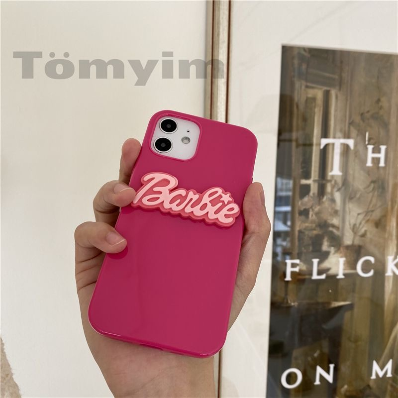 Ốp Điện Thoại Mềm In Chữ Barbie Dễ Thương Cho Iphone 14 14 Pro 14 Pro Max 11 12 promax 13 Pro Max